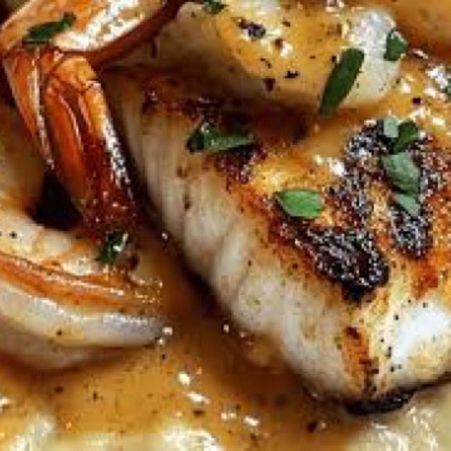 Red Snapper with Cajun Sauce