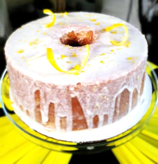 LEMON POUND CAKE WITH MOUTH PUCKERING LEMON GLAZE